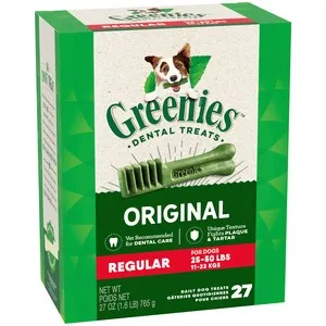 27 oz. Greenies Regular Tub Treat Pk - Treats